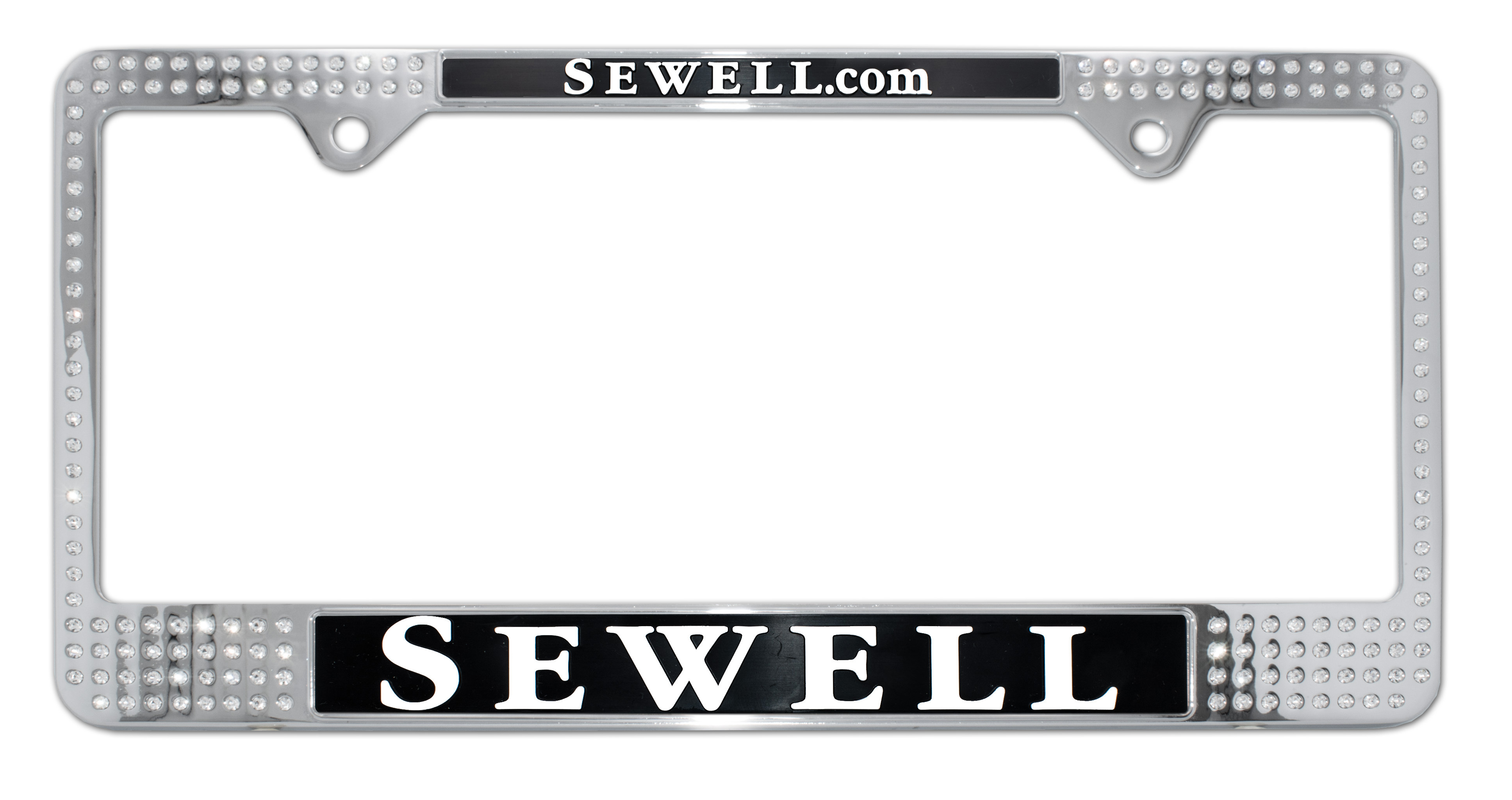 PEACE SIGN METAL GOLD PLATED License Plate Frame New